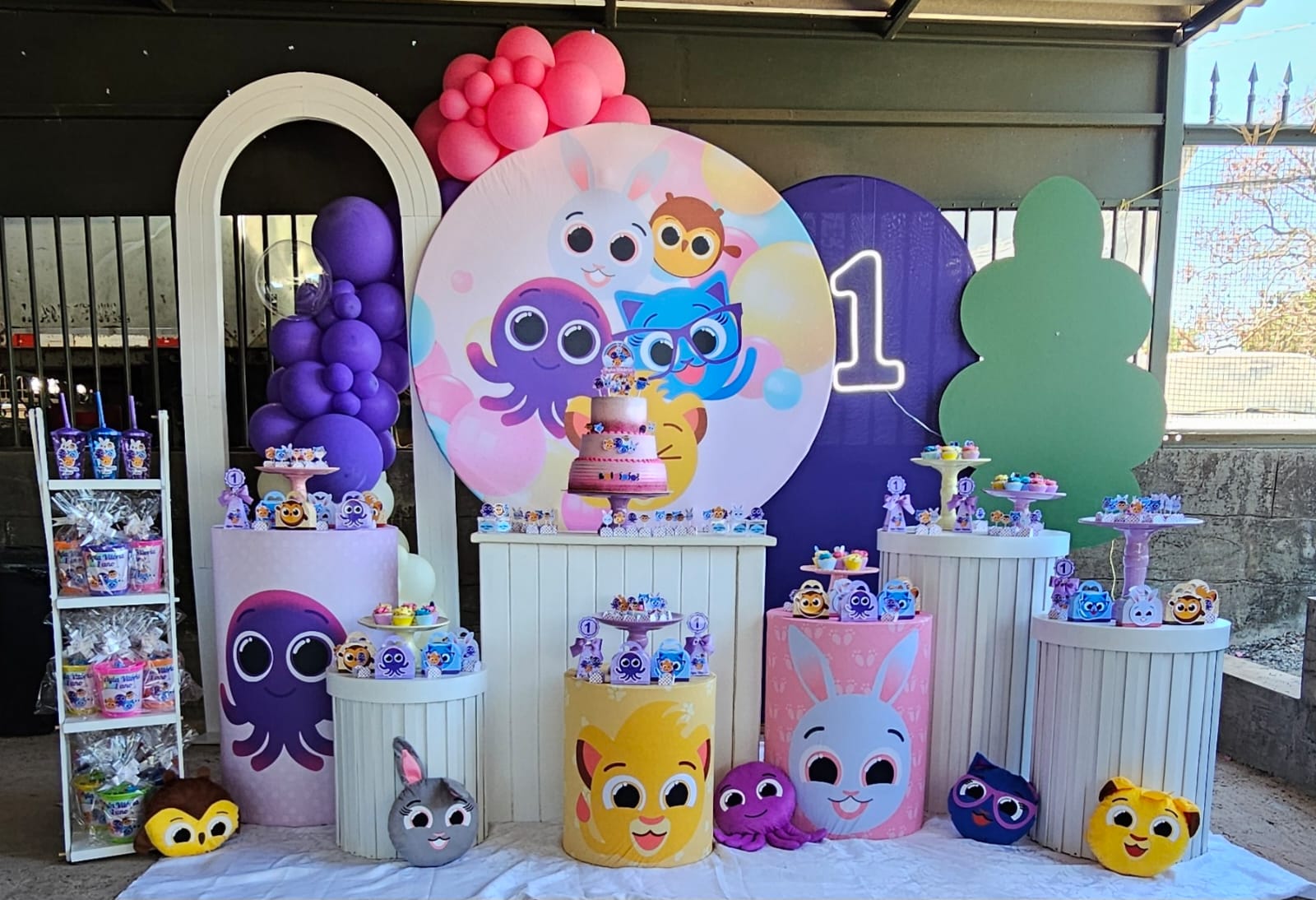 Decoração de festa da Isaveira